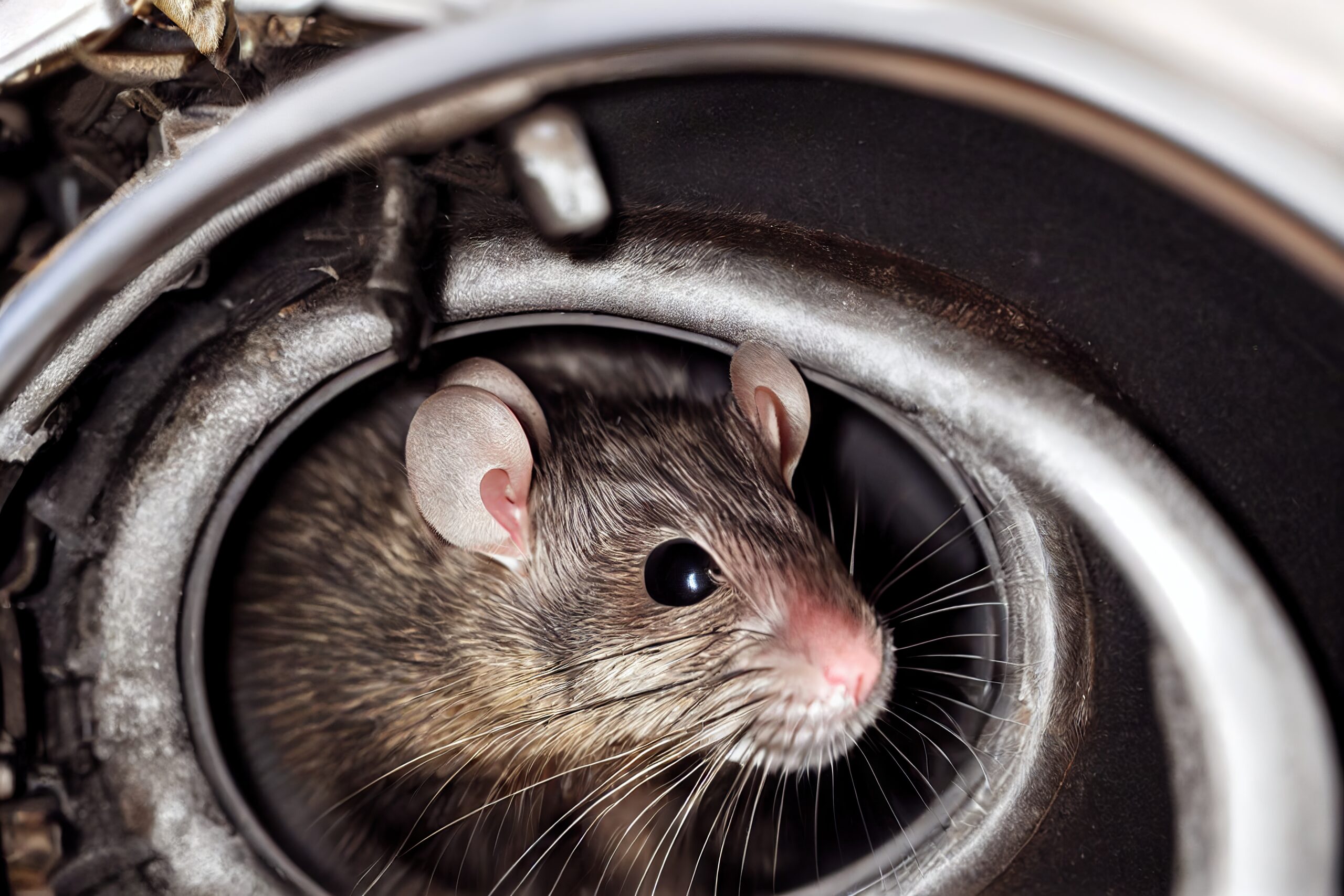 Drain Rat Inspection Drain rat inspection within a drainage system