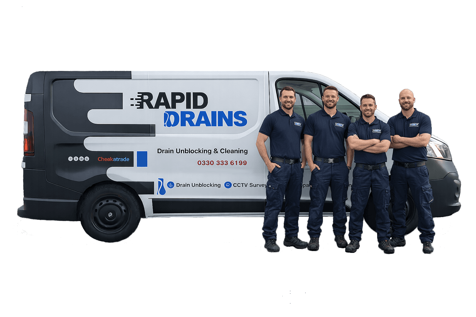 Rapid Drain Clearance Service Van Rapid Drain Clearance Service Van